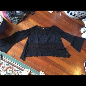 Flow sheer crop top- free people